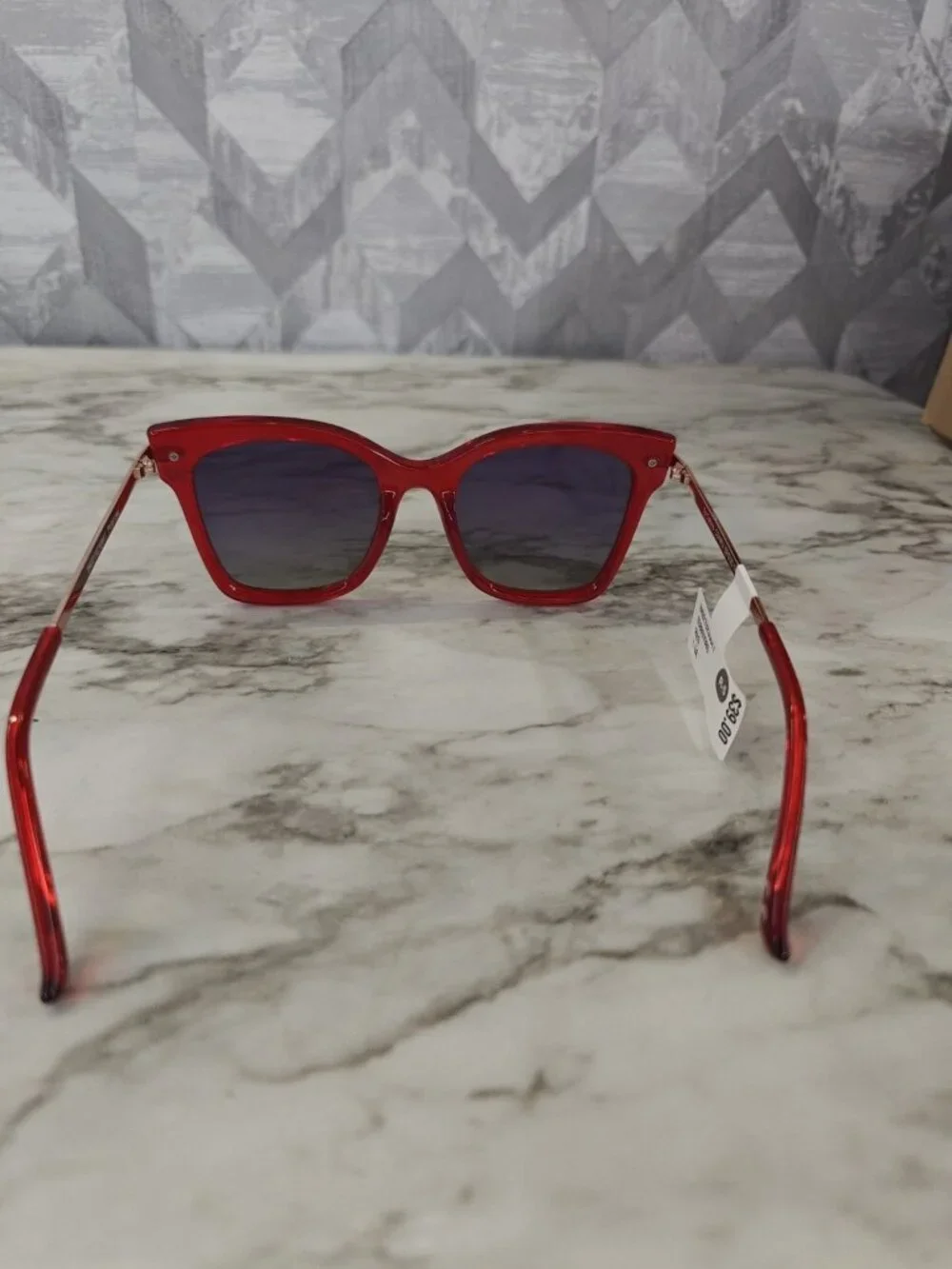 PRIVÉ REVAUX Rx’able Polarized Sunglasses, To Collins, Red, Cat Eye, 52-20-142
